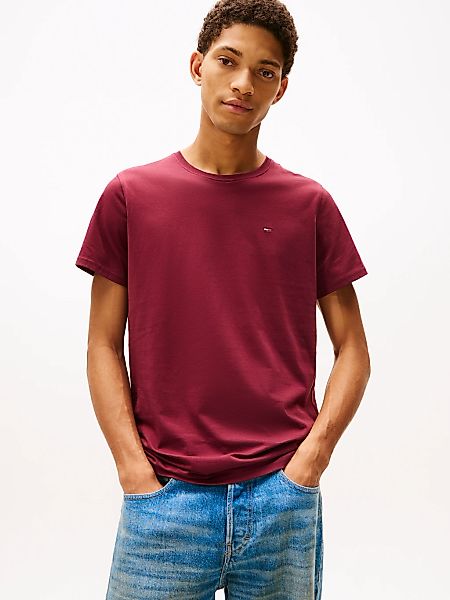Tommy Jeans T-Shirt "TJM ESSENTIAL SOLID TEE" mit Rundhalsausschnitt und de günstig online kaufen