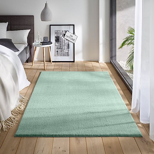 TaCa Home Teppich Waschbarer Kurzflor-Teppich, rechteckig, günstig online kaufen