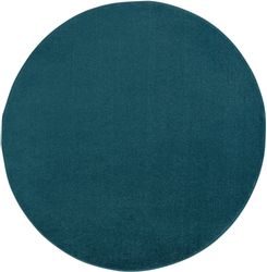 Sanat Teppich "Uni" rund 13 mm Höhe robuster Kurzflorteppich, große Farbaus günstig online kaufen