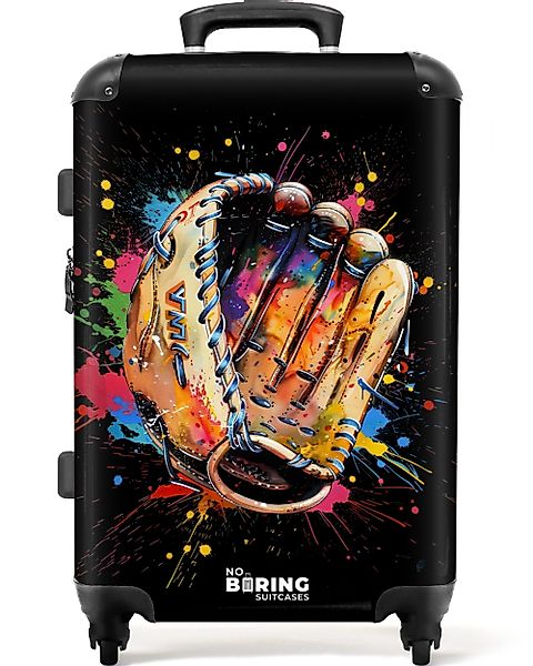 NoBoringSuitcases.com© Hartschalen-Trolley Baseballhandschuh mit Graffiti 6 günstig online kaufen