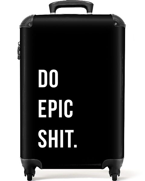 NoBoringSuitcases.com© Hartschalen-Trolley Zitate - Mach epischen günstig online kaufen