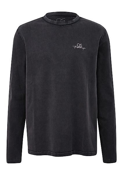 QS Langarmshirt T-Shirt Gewaschenes Langarmshirt aus günstig online kaufen