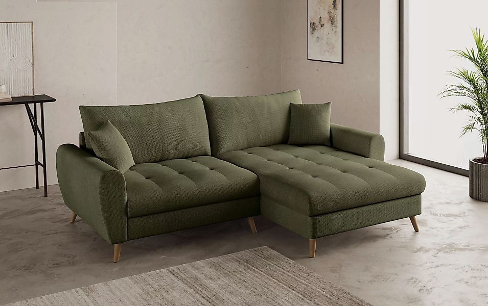 Mr. Couch Ecksofa "Blackburn II, L-Form", Mit Kaltschaumpolsterung bis 140 günstig online kaufen