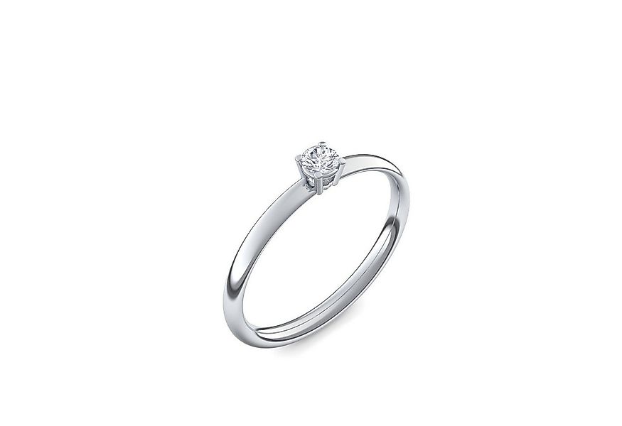 Amoonic Verlobungsring Damenring Silber 925 mit Zirkonia Silberring Geschen günstig online kaufen