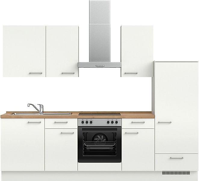 nobilia® Küchenzeile »"Laser I", Ausrichtung wählbar, Breite 270 cm« vormon günstig online kaufen