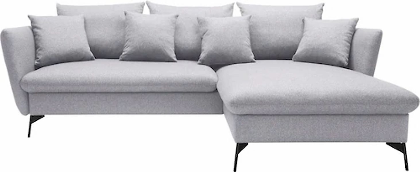OTTO home Ecksofa »LIVORNO,258 cm, L-Form,« Schlaffunktion u. Bettkasten (1 günstig online kaufen
