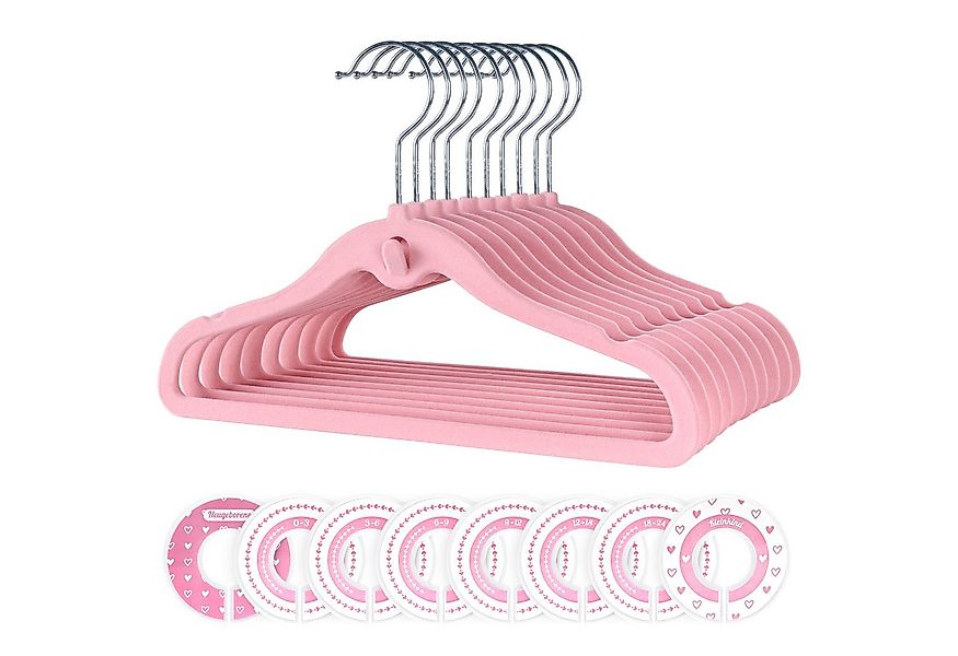 ElitVita Kleiderbügel 20/30 Stück, Kinder Samt Kleiderbügel, für Babys von günstig online kaufen
