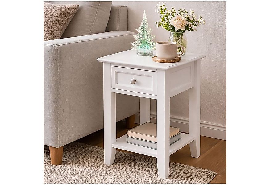 HTI-Living Beistelltisch Beistelltisch Lara Weiß (Stück, 1-St., 1 Beistellt günstig online kaufen