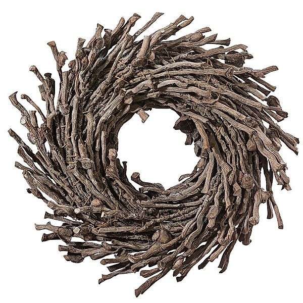 Dehner Dekokranz Kranz Helios, Ø 40 cm, Naturmaterial, braun, Dekokranz, Re günstig online kaufen