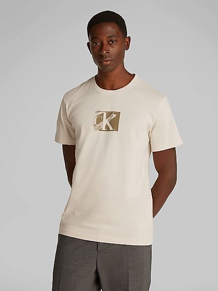 Calvin Klein Jeans Rundhalsshirt "SMALL CK BOX TEE", Logodruck günstig online kaufen