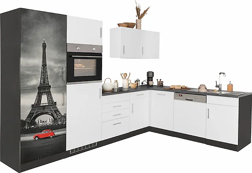 KOCHSTATION Küchenzeile »KS-Paris – Küchen mit einzigartigen Fotomotiven au günstig online kaufen