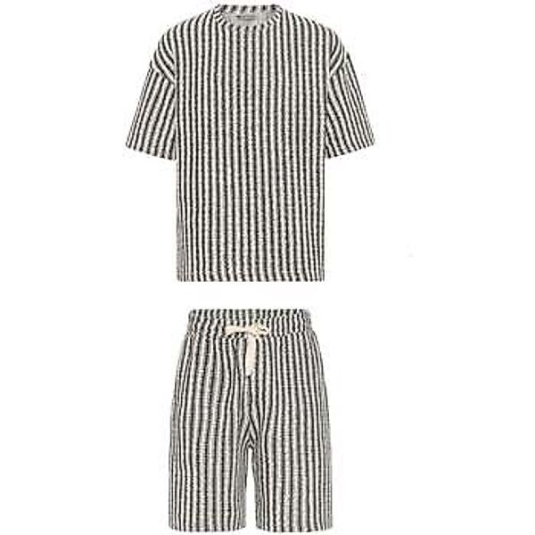 Dandalo  T-Shirts & Poloshirts Gijs Striped Elastic Waist Short T-Shirt Set günstig online kaufen