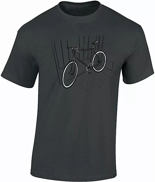 Baddery Print-Shirt Fahrrad T-Shirt : "Indoor Bike" - Rennrad Zubehör, hoch günstig online kaufen