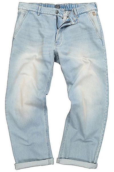 STHUGE 5-Pocket-Jeans STHUGE Jeans Baggy Fit 5-Pocket bleached Denim günstig online kaufen