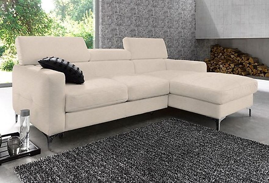 COTTA Polstergarnitur »Sammy L-Form«, (Set), Set bestehend aus: Ecksofa mit günstig online kaufen