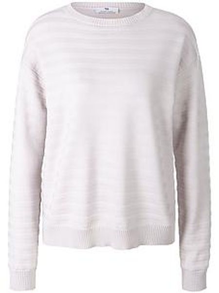 Rundhals-Pullover aus 100% SUPIMA®-Baumwolle Peter Hahn grau günstig online kaufen