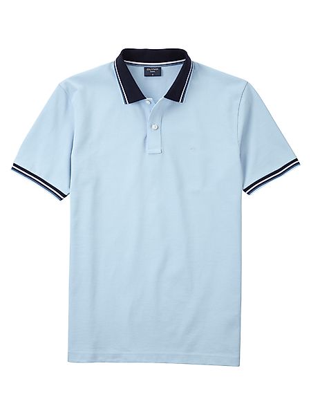 OLYMP Poloshirt Casual farbliche Kontrast-Details günstig online kaufen