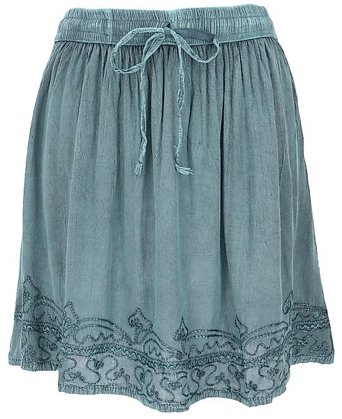 Guru-Shop Minirock Bestickter Boho Minirock - günstig online kaufen