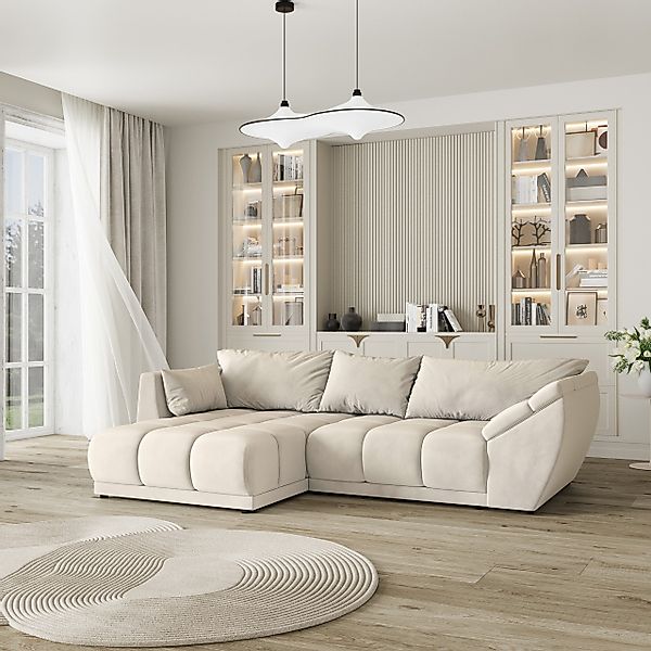 Masseno Ecksofa ORENTI mit Schlaffunktion L-Form, günstig online kaufen