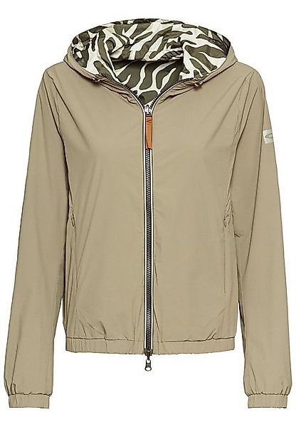 camel active Blouson Wendejacke mit Allover-Print und unifarbener Seite günstig online kaufen