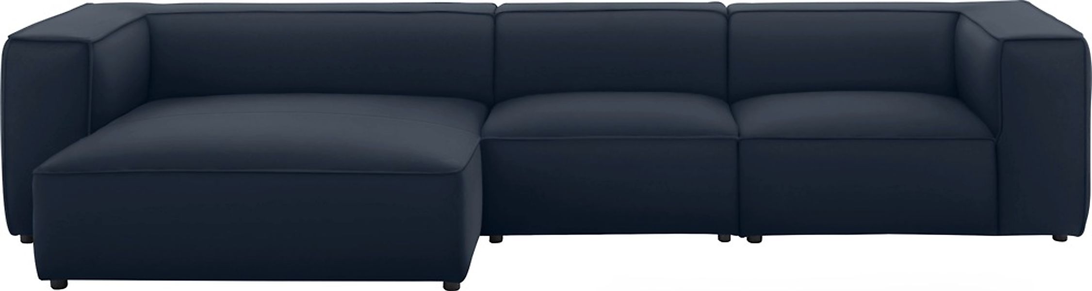 W.SCHILLIG Ecksofa »around-the-block« mit eleganter Biese, mit Federkern, B günstig online kaufen