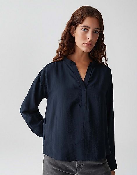 OPUS Langarmbluse FEMYN mit dezenter Struktur leicht ausgestellt geschnitte günstig online kaufen