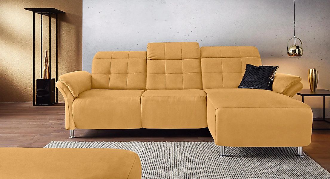 Places of Style Ecksofa "Manhattan L-Form", 2 Sitze mit elektrischer Relaxf günstig online kaufen