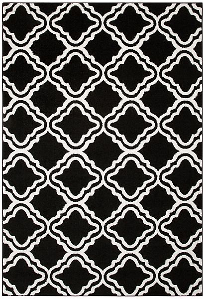 my home Teppich "Debora" rechteckig 13 mm Höhe Kurzflor Teppich, gemustert, günstig online kaufen