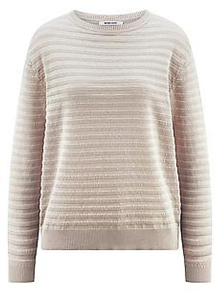 Rundhals-Pullover aus 100% SUPIMA®-­Baumwolle Peter Hahn beige günstig online kaufen