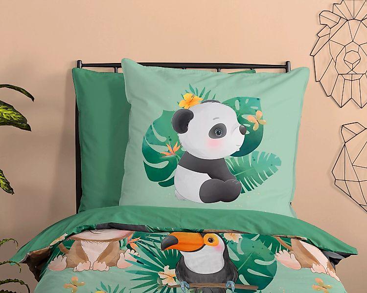good morning Kinderbettwäsche »Momo«, Mikrofaser, 135x200, Pflegeleicht, We günstig online kaufen