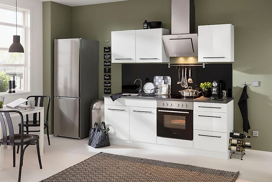 KOCHSTATION Hängeschrank »KS-Tulsa« 100 cm breit, 57 cm hoch, 2 Türen, schw günstig online kaufen