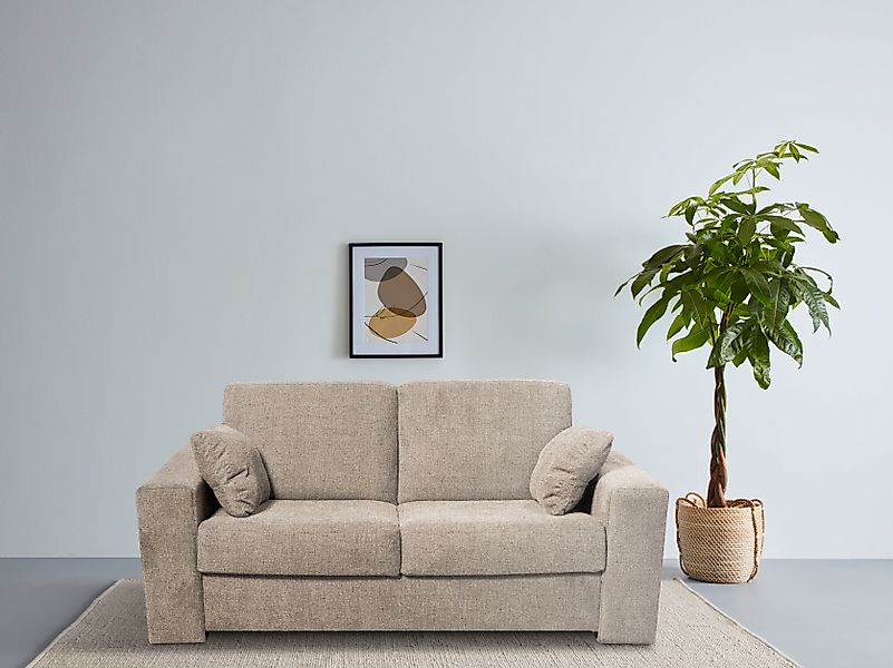 Home affaire 2-Sitzer »Roma Matratzenhöhe 14 cm«, Dauerschlaffunktion, mit günstig online kaufen