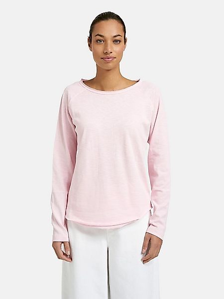 Smith & Soul Rundhalsshirt mit offenen Kanten günstig online kaufen