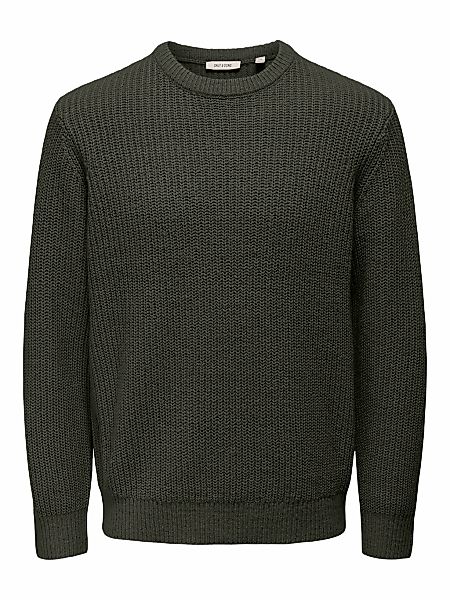 ONLY & SONS Strickpullover "ONSROLF RLX CREW NECK KNIT - OTL" günstig online kaufen