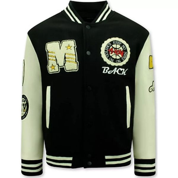 Enos  Blazer Vintage Varsity Baseball Jacke In günstig online kaufen