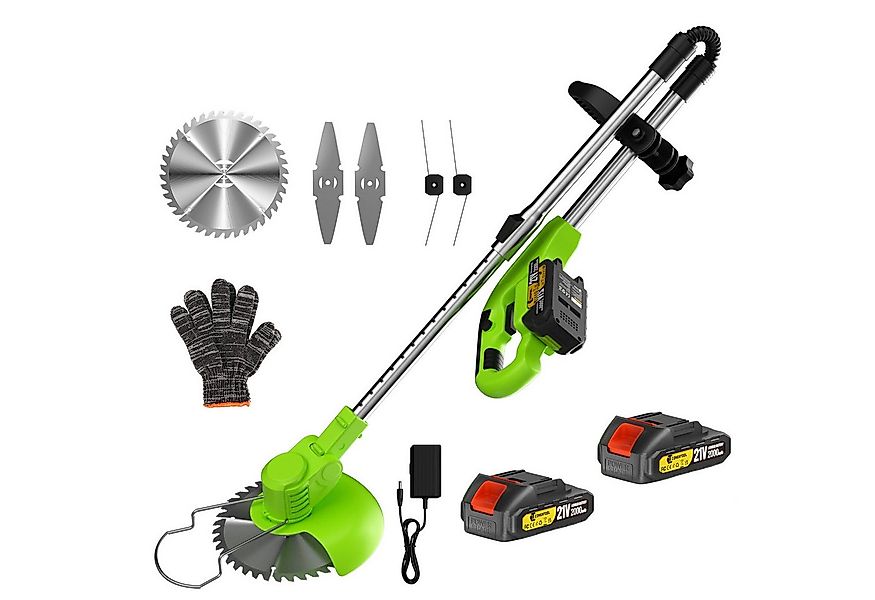 CONENTOOL Akku-Rasentrimmer 21V Rasentrimmer mit Akku und Ladegerät, 15 cm günstig online kaufen