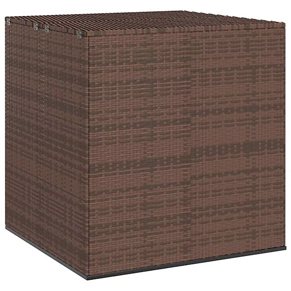 Vidaxl Garten-kissenbox Pe Rattan 100x97,5x104 Cm Braun günstig online kaufen
