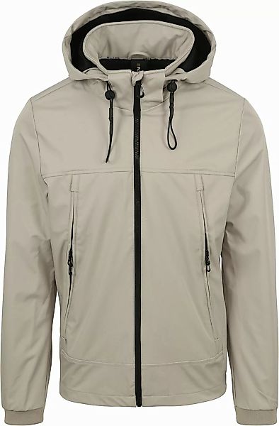 No Excess Jacke Halblang mit Kapuze Beige - Größe XXL günstig online kaufen