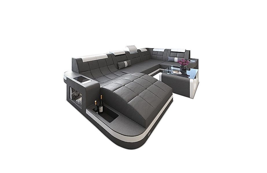 Sofa Dreams Wohnlandschaft Leder Ledercouch Sofa günstig online kaufen
