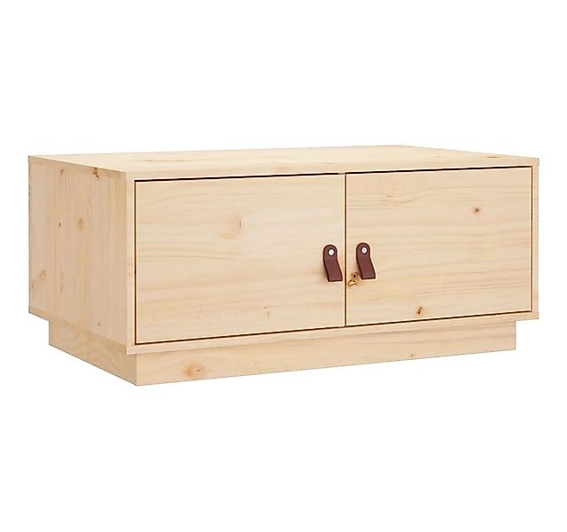 vidaXL Couchtisch Couchtisch 80x50x35 cm Massivholz Kiefer (1-St) günstig online kaufen