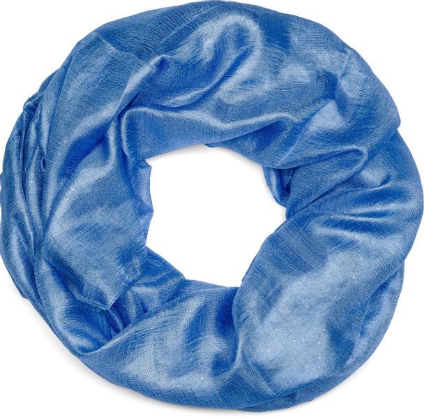 styleBREAKER Loop Seidiger Einfarbiger Loop Glitzer, günstig online kaufen