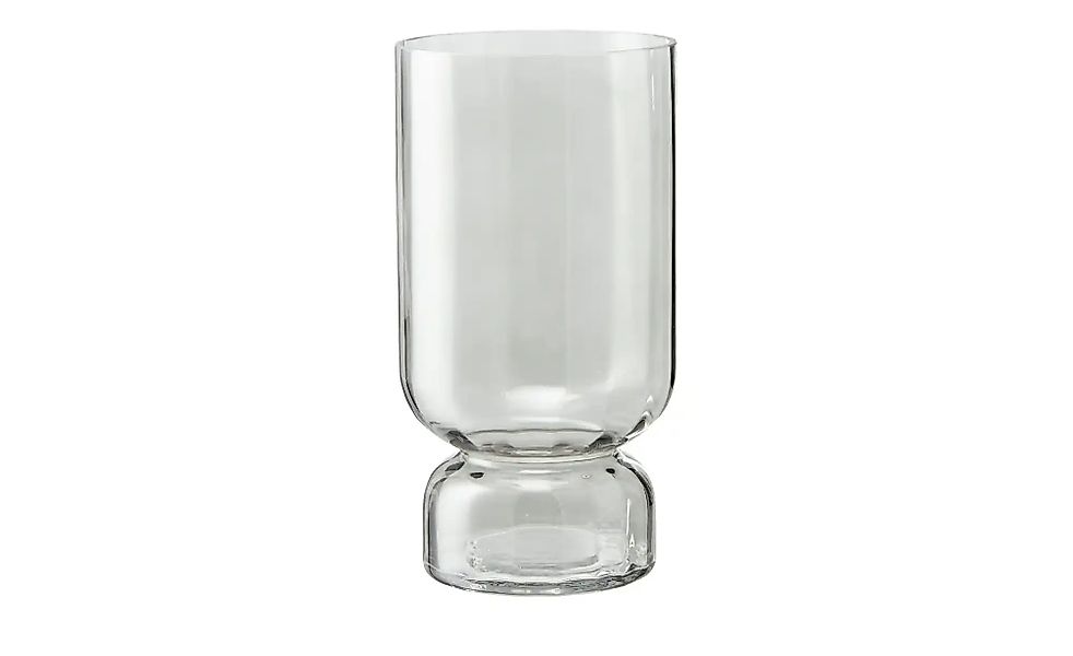 HOME STORY Vase   ¦ grau ¦ Glas ¦ Maße (cm): H: 34  Ø: 18 Accessoires > Vas günstig online kaufen