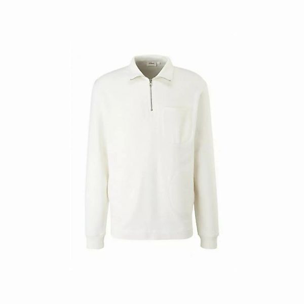 s.Oliver Sweatshirt offwhite regular fit (1-tlg) günstig online kaufen