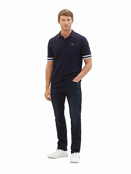 Tom Tailor Herren Jeans JOSH - Slim Fit - Blau - Blue Black Denim günstig online kaufen