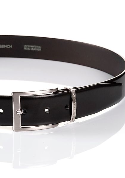 TOM TAILOR Ledergürtel TTBILL 3.5 cm breiter Herrengürtel, Freizeit- und An günstig online kaufen