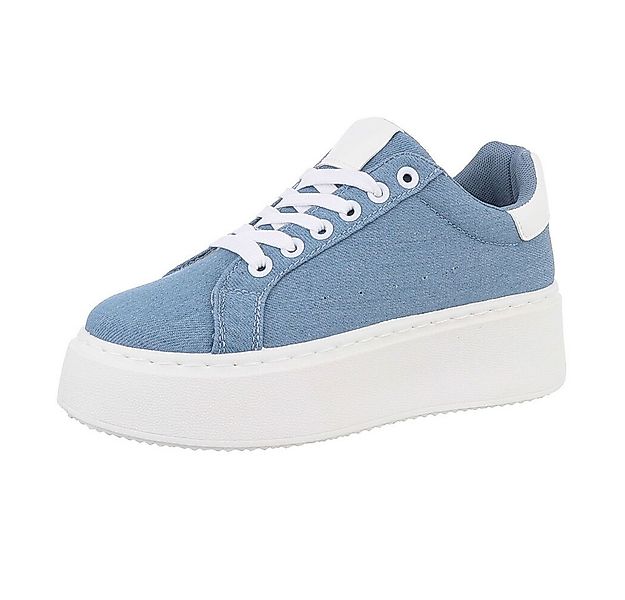 Ital-Design Damen Low-Top Freizeit Sneaker (87531706) Keilabsatz/Wedge Snea günstig online kaufen