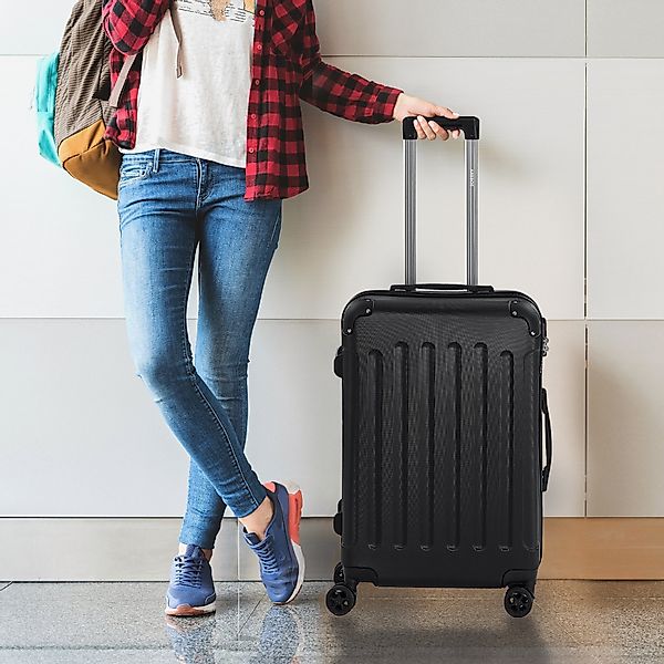 Arebos Kofferset Reisekoffer 4er Set Hartschalen günstig online kaufen