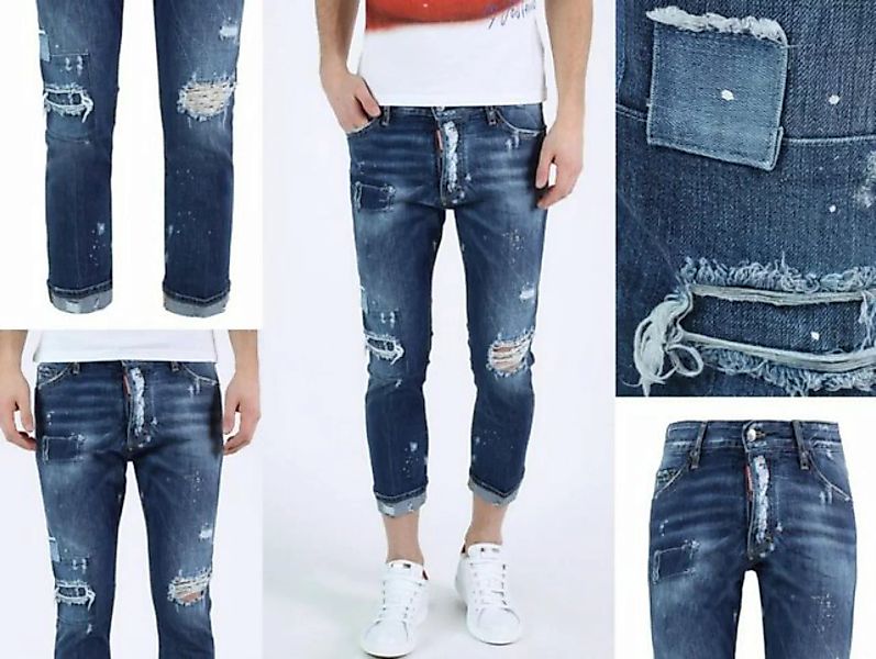 Dsquared2 5-Pocket-Jeans DSQUARED2 JEANS MOD GLAM HEAD S71LB0290 PANTS DENI günstig online kaufen