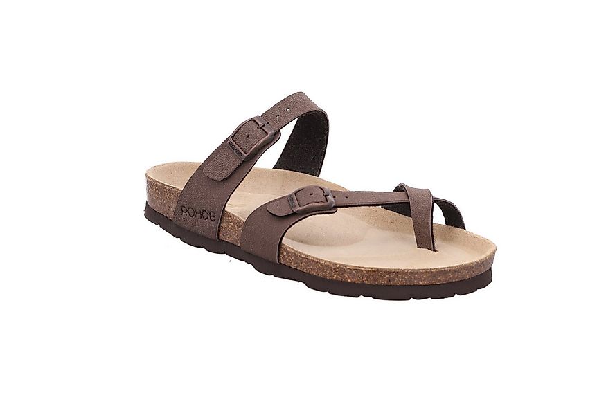Rohde ALBA Zehentrenner Pantolette, Sommerschuh, Urlaubsschuh mit vorgeform günstig online kaufen