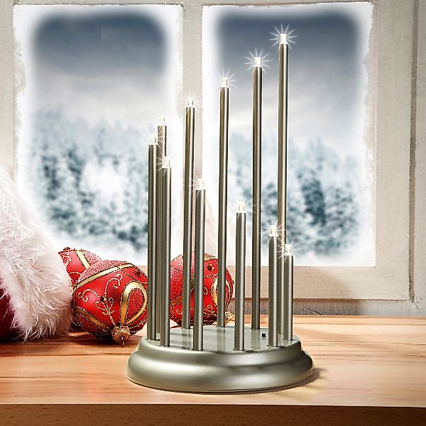MeLiTec Fensterleuchter SL49-1, LED wechselbar, warmweiß, günstig online kaufen